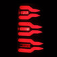 AlphaRex 99-06 Chevrolet Silverado/99-06 GMC Sierra LUXX-Series LED Tail Lights - Black/Red 620007 *Discontinued