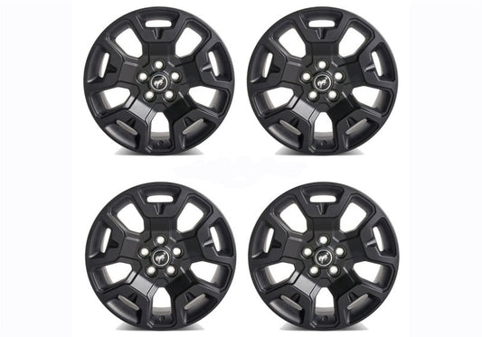 Ford Racing 2021+ Bronco Sport 17in Low Gloss Black Wheel Kit M-1007K-S17BSB