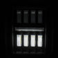AlphaRex 19-24 Jeep Gladiator JT Nova-Series Prismatic LED Tail Lights - Black-Red 602070 *Discontinued