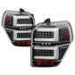 Spyder Toyota 4Runner 10-14 LED Tail Lights - Sequential Turn Signal - Black ALT-YD-T4R10-SEQ-BK 5087812