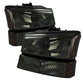 SPYDER Xtune Chevy Silverado 2500HD 03-06 Crystal Headlights w/ Amber Lights Smoke HD-JH-CSIL03-AM-SM-SET 5064523