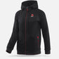 Akrapovic Mens Corpo Zip Hoodie Black - Large 802057