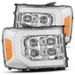 AlphaRex 07-14 GMC 2500HD NOVA LED Proj Headlight Plank Style Matte Blk w/Activ Light/Seq Signal/DRL 880607 *Discontinued