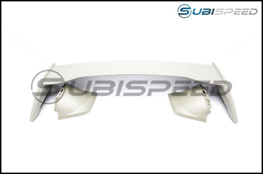OLM STI Style Paint Matched Spoiler - 2015+ WRX / 2015+ STI-Crystal White Pearl (K1X)