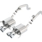 Borla 14-15 Chevy Corvette C7 w/o AFM w/o NPP Atak Rear Section Exhaust Quad Rd RL Tips 11881
