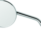 BikeMaster 3in Adjustable Round Mirror 10mm - Each - Chrome 600802