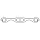 Cometic Gasket Cometic Chevy Gen1 Small Block V8 .043in Copper Exhaust Mani Gskt Set-1.550in x 1.450in Square Ports C15189C