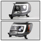 Spyder Toyota Tacoma 05-11 V2 High-Power LED Headlights - Black PRO-YD-TT05PL-BK 5088185