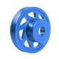 Perrin Crank Pulley W/o AC Only Blue For Ej Engines WRX 2002-2014/ Outback 1995-2009/ Outback XT 2005-2009 / Forester 2003-2010/ Forester XT 2003-2013 /Legacy 1994-2009 / STI 2004-21/ Impreza 1993-2011 | PSP-ENG-102BL