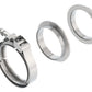 Borla Universal 3in Stainless Steel 3pc V-Band Clamp w/ Male and Female Flanges 18009