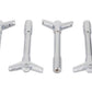 Ford Valve Cove Bolt Kit 4pk Chrome w/Ford Logo FRD302-325