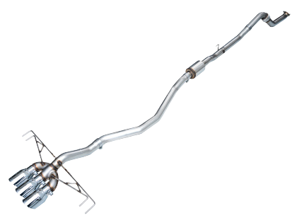 AWE Tuning 2023 Honda Civic Type R FL5 Track Edition Exhaust w/ Triple Chrome Silver Tips