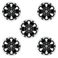 Ford Racing 21-22 Bronco 18in Black Machined Face Wheel Kit M-1007K-BB5