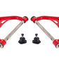 BMR Suspension BMR 70-81 Chevrolet Camaro A-Arms Upper Non-Adjustable Delrin Std Ball Joint - Red AAU321R