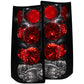 Anzo 1996-2002 Gmc Savana Taillights Black
