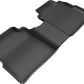 3D MAXpider 2018-2019 Nissan Kicks Kagu 2nd Row Floormats - Black L1NS11021509