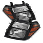 SPYDER Xtune Nissan Pathfinder 08-11 Amber Crystal Headlights Black HD-JH-NP08-AM-BK 5072887