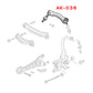Godspeed Acura TL Adjustable Camber Arms With Ball Joints