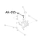 Godspeed Acura RL (KA) 1996-04 Adjustable Rear Camber Arms With Ball Joints
