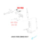Godspeed Lexus CT200h (ZWA10) 2011-17 Adjustable Rear Arms With Spherical Bearings