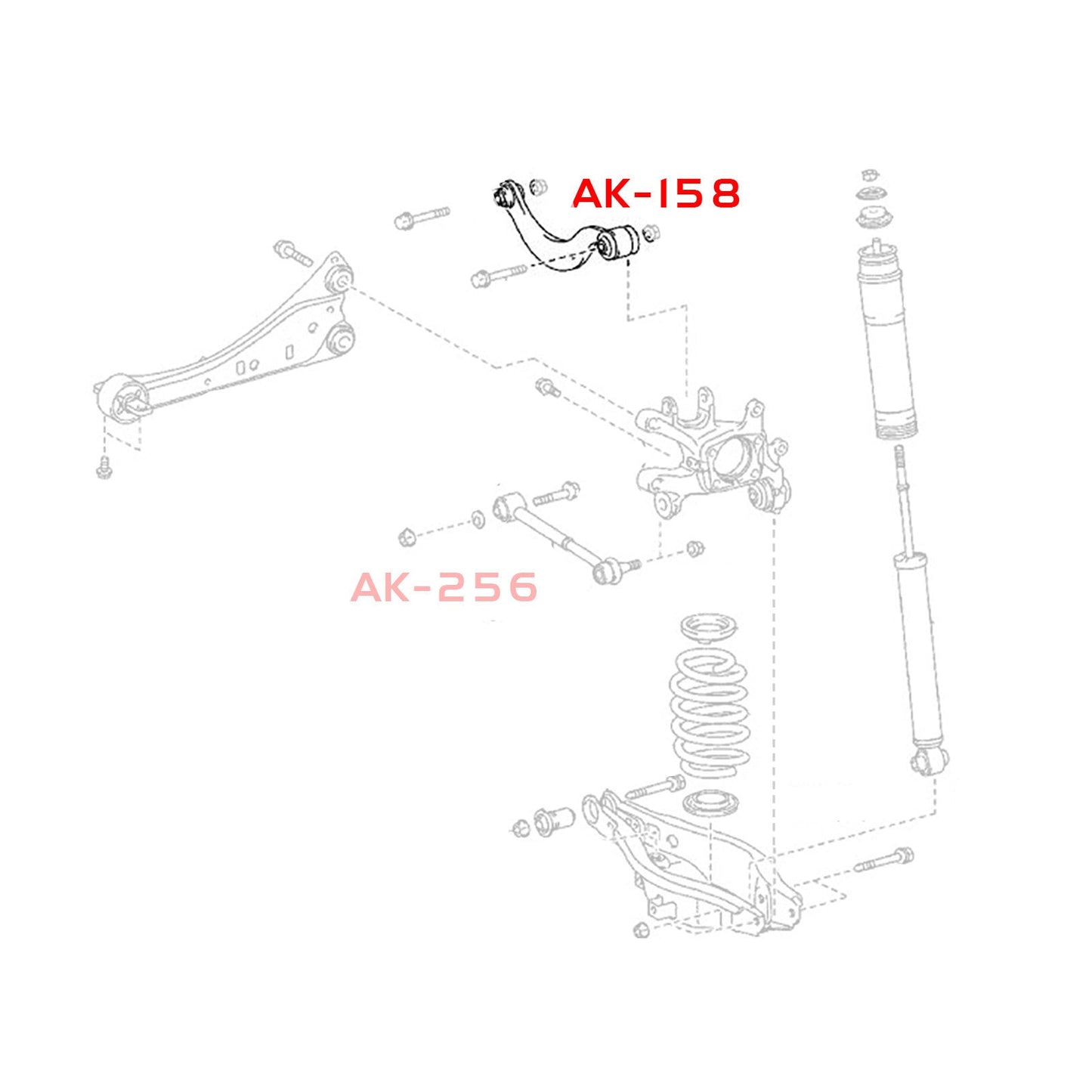 Godspeed Scion tC (AGT20) 2011-16 Adjustable Rear Upper Control Arms With Spherical Bearings