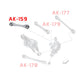 Godspeed BMW 118i 120i (F20/F21) 2014-21 Adjustable Rear Camber Arms With Spherical Bearings