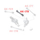 Godspeed BMW 118i 120i (F20/F21) 2014-21 Adjustable Rear Camber Arms With Spherical Bearings