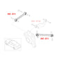 Godspeed Porsche Panamera (970/971) Adjustable Arms With Spherical Bearing