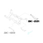 Godspeed Subaru Baja (BT) 2003-06 Adjustable Rear Arms With Spherical Bearings
