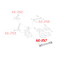 Godspeed Cadillac ATS 2013-19 Adjustable Rear Arms With Spherical Bearings