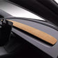 Alcantara Spliced Dash Trim for Tesla Model 3 Highland / Model Y Juniper (2PCS)