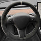 TESERY Alcantara Steering Wheel Cover for Model 3 / Y