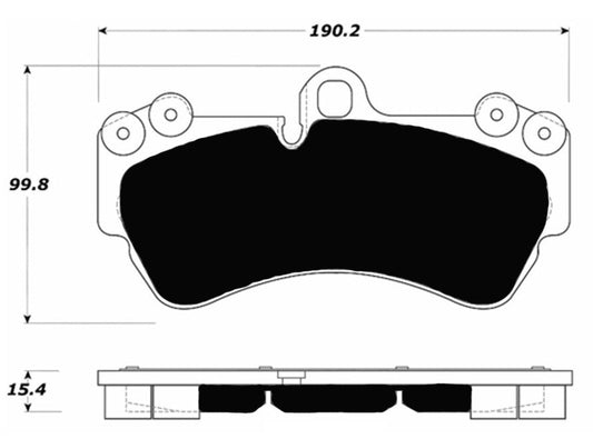 Porterfield Brake Pads for 2009 PORSCHE CAYENNE w/330mm Front Rotor