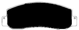 Porterfield Brake Pads for 2007 FORD F250 3/4 Ton 4WD Rear Discs 7 Lug