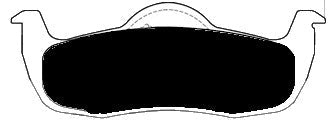 Porterfield Brake Pads for 2010 JEEP COMMANDER