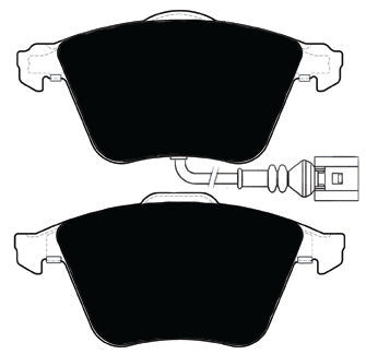 Porterfield Brake Pads for 2009 AUDI TT Quattro - V6 3.2L