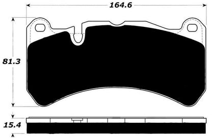 Porterfield Brake Pads for 2009 MERCEDES-BENZ SLK55 AMG