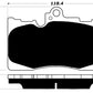 Porterfield Brake Pads for 2009 LEXUS GS 450H Hybrid