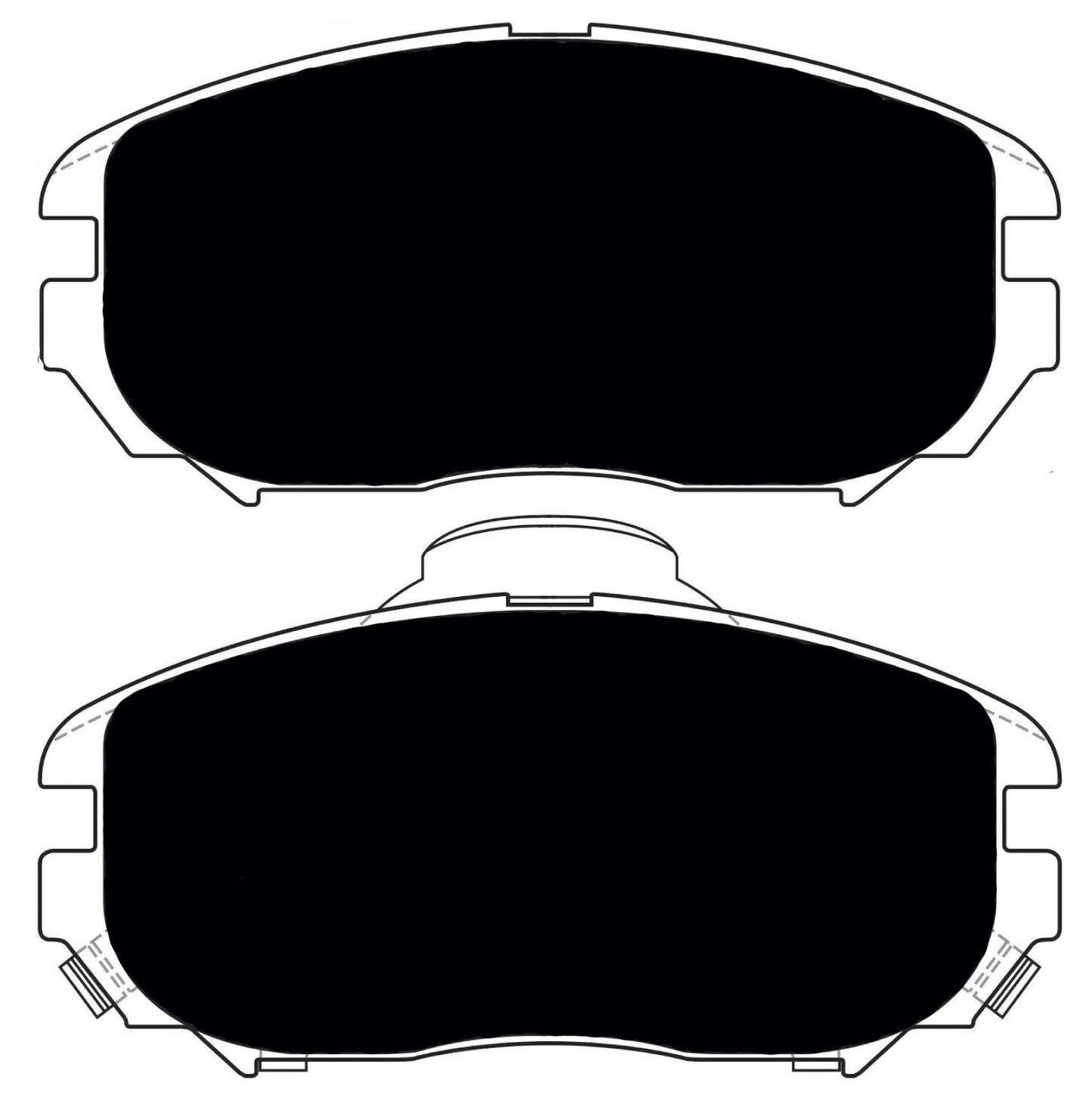 Porterfield Brake Pads for 2007 HYUNDAI SONATA V6 R/Disc