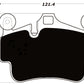 Porterfield Brake Pads for 2011 PORSCHE 911 GTS w/Iron Discs