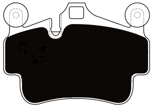 Porterfield Brake Pads for 2013 PORSCHE BOXSTER Ceramic Discs