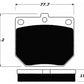 Porterfield Brake Pads for 1961 TRIUMPH TR 4A