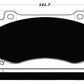 Porterfield Brake Pads for 2011 CHRYSLER 300 SRT-8