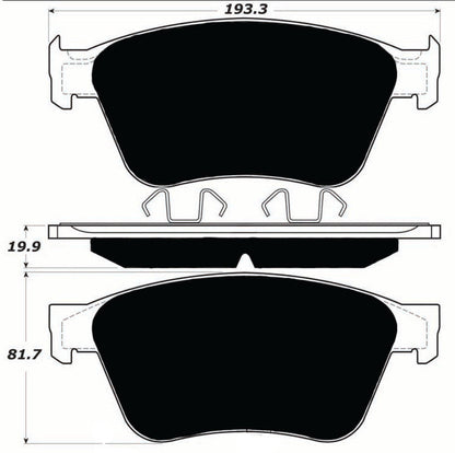 Porterfield Brake Pads for 2015 BENTLEY FLYING SPUR