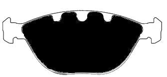 Porterfield Brake Pads for 2008 BMW M6 - w/ Iron Discs