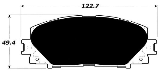Porterfield Brake Pads for 2010 TOYOTA PRIUS Plug-In