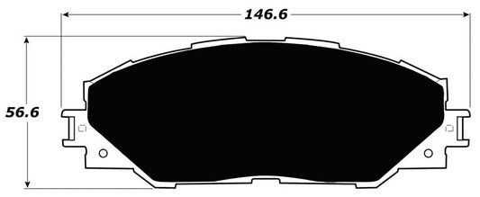 Porterfield Brake Pads for 2016 TOYOTA RAV 4 EV