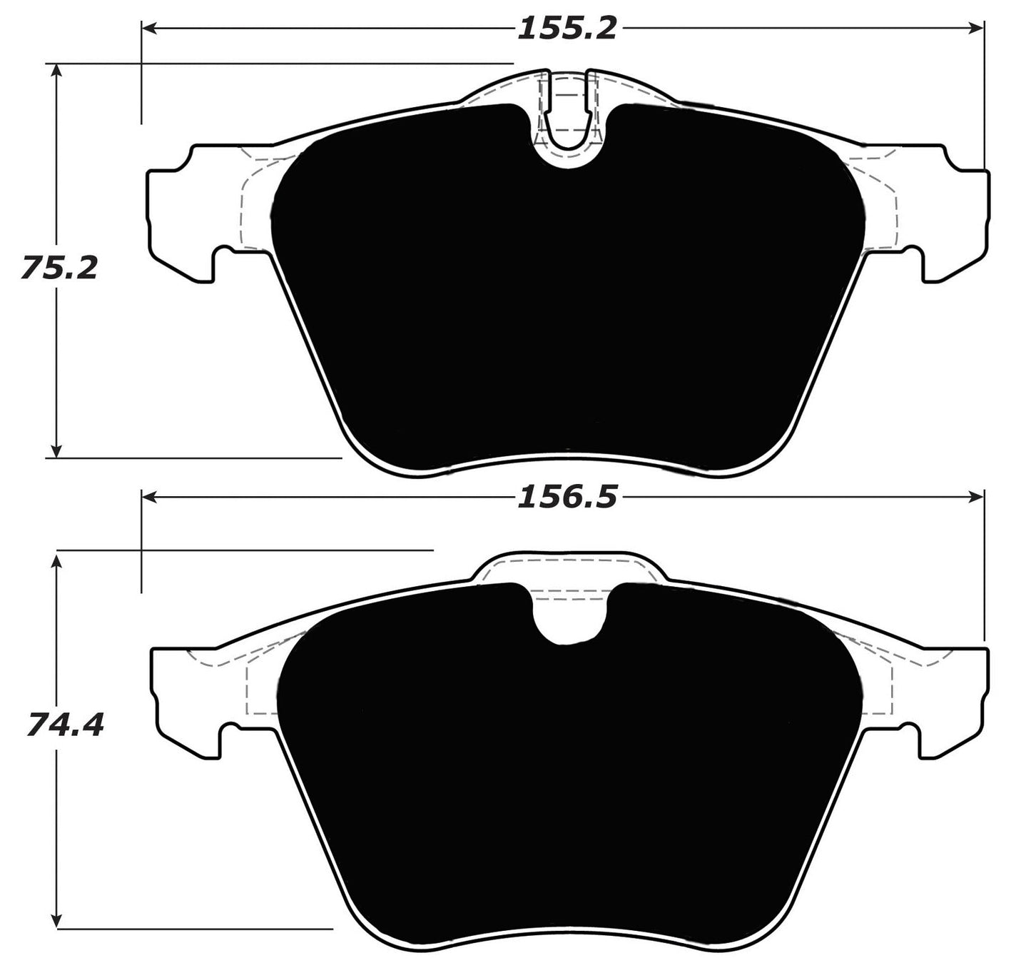 Porterfield Brake Pads for 2010 JAGUAR XK