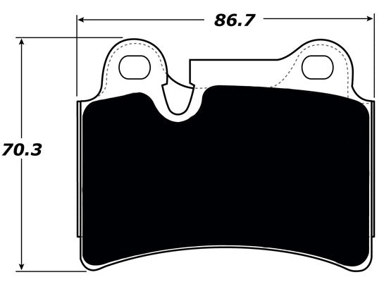Porterfield Brake Pads for 2010 VOLKSWAGEN TOUAREG 2 V8 4.2L w/330mm Front Discs