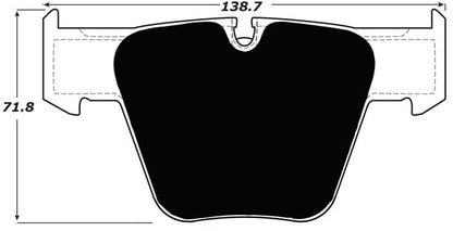 Porterfield Brake Pads for 2011 MERCEDES-BENZ CL63 AMG